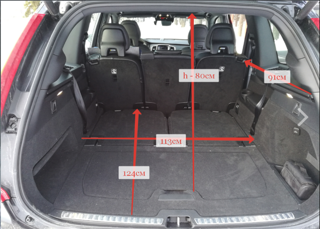 Volvo XC90 5 місць trunk