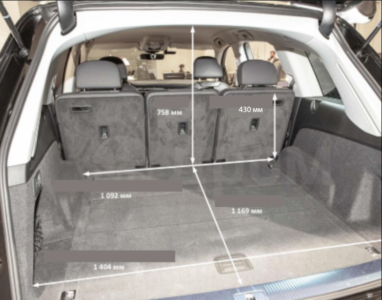 Audi Q7 MK2 5 місць trunk